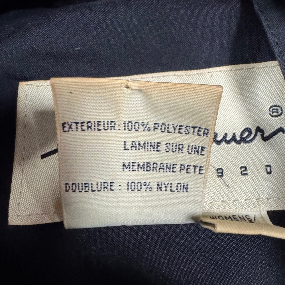 VTG Eddie Bauer Gore-Tex Mountain Parka Hoode Jacket Teal Blue Womens M Gorpcore - Picture 9 of 15